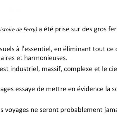 Demarche de la serie presentee ferry tales