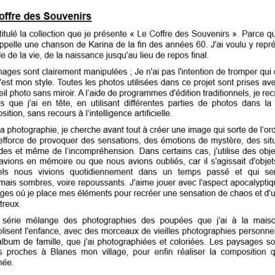 Le coffre des souvenirs - Présentation