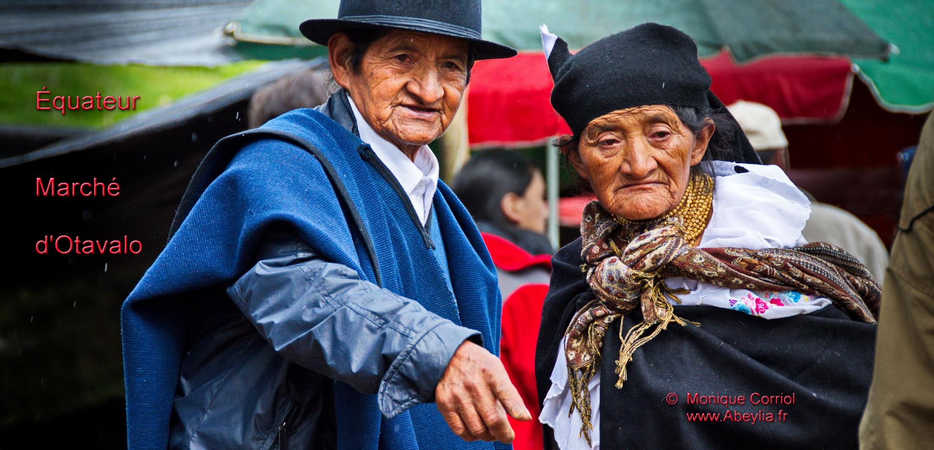 Marché à Otavalo, de Monique corriol