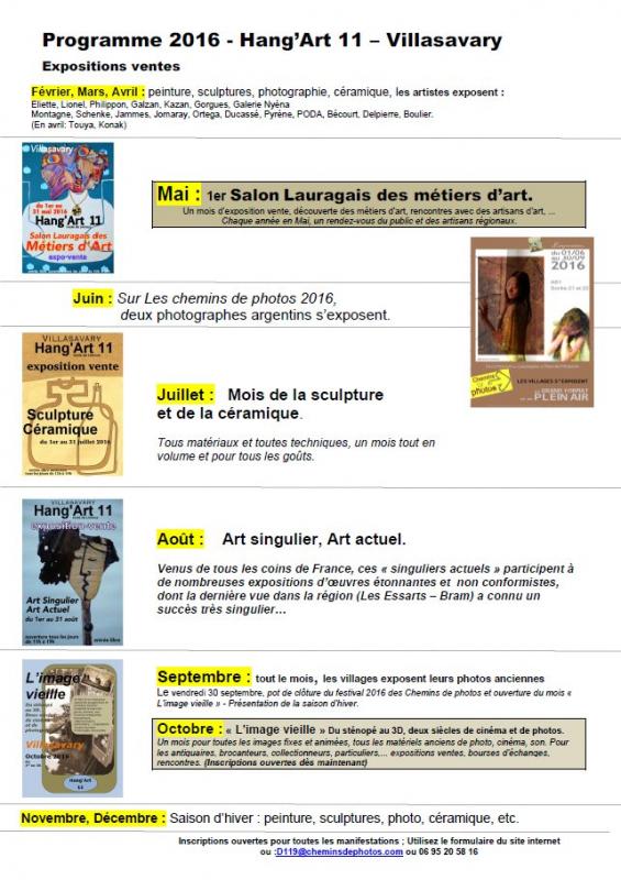 Affiche programme 2016