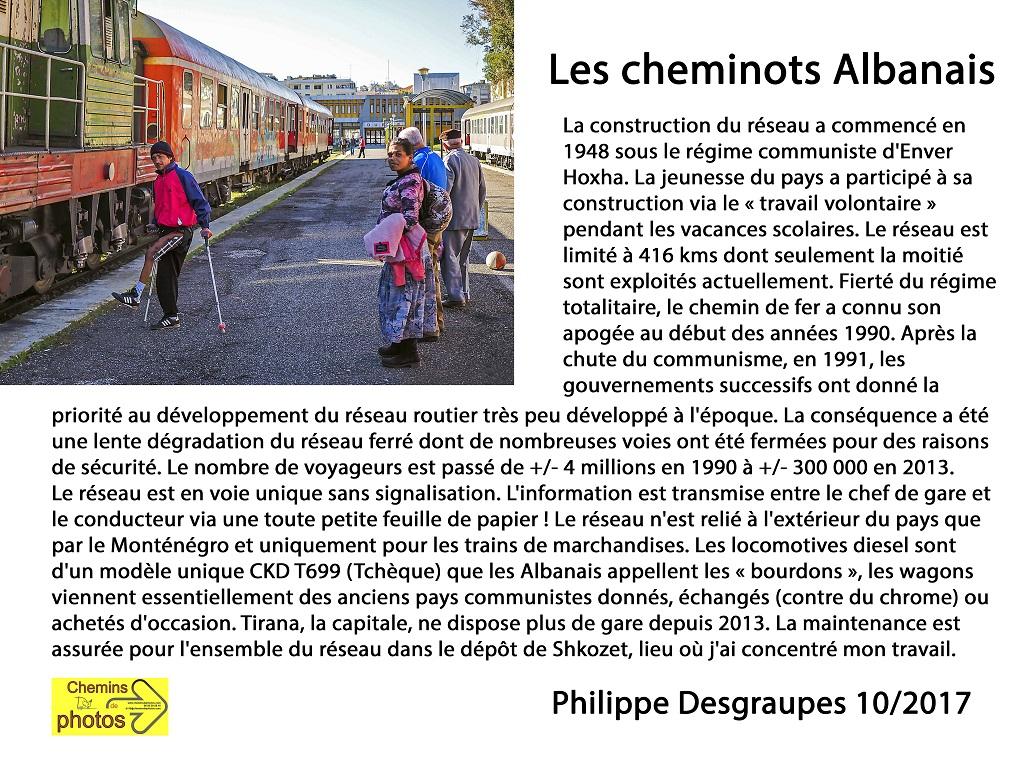 Desgraupes cheminots albanais